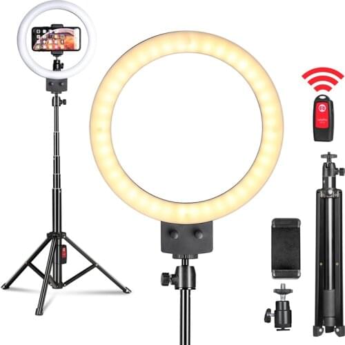 9 Inch LED Ring Light Photo Studio Camera Light Photography Dimmable Video light for Youtube Makeup Selfie with Tripod