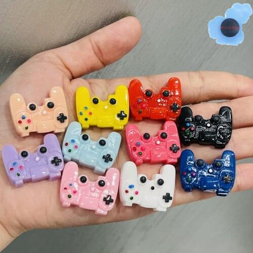 1Pcs Resin Game Controller Shoe Accessories Shoe Charms Decorations Fit Children Croc Jibz Wristband Boys Birthday Present