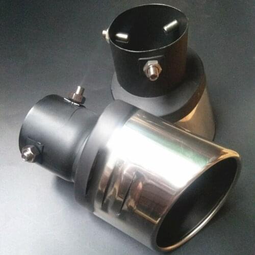 Car universal stainless steel muffler accessories for Volkswagen vw POLO Tiguan Passat Golf EOS Scirocco Jetta Bora Lavida