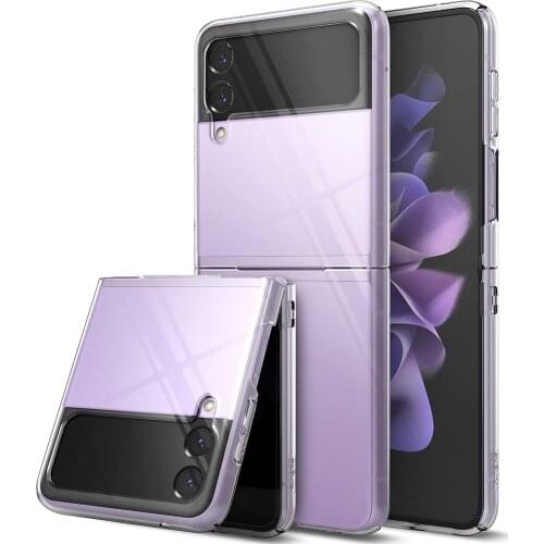 Case for Galaxy Z Flip 3 Premium Thin Transparent Hard PC Clear Cover for Samsung Galaxy Z Flip3 5G