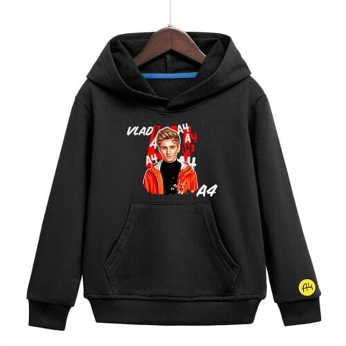 Merch A4 Gelik Lamba Cartoon Printing Childrens Hoodies Autumn Warm Boy Girl Sweaters Casual Kids Quality Clothing Tops