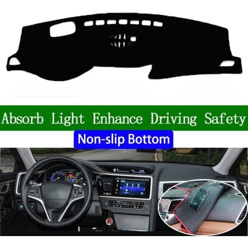 For Honda spirior 2015 2016 2017 Non-slip Bottom Dashboard Cover Car Decals Car Stickers Interior Car Accessories