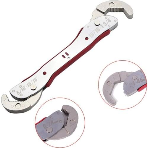 9-45mm Wrench Adjustable Multi-function Purpose Spanner Tools Universal Wrench Pipe Home Hand Tool Water Pipe Wrench