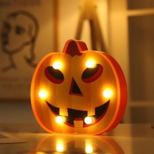 Halloween Pumpkin Lights Ghost Bat Spider Led Night Light Holiday Bar Home Party Decoration Props Halloween Decoration Ornaments