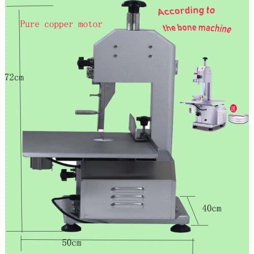 Bone Sawing Machine Bone Cutting Machine Frozen Meat Cutter Commercial Cut Trotter Ribs Fish Meat Beef Machine 110V 220V