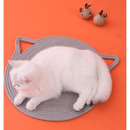 Hoopet Cat Sleeping Mat Summer Dog Mattress Functional Pet Food Bowl Mat Cool Cozy Cat Bed