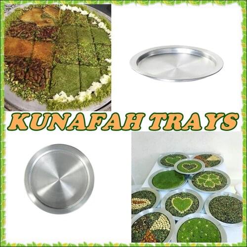 Kunafa Cooker ,Konafa plate,Knafeh,Kunafah,Kunefe Dessert,Aluminum Tray Plate Pan,For Kadayif Cooking, Biz Size 35 cm