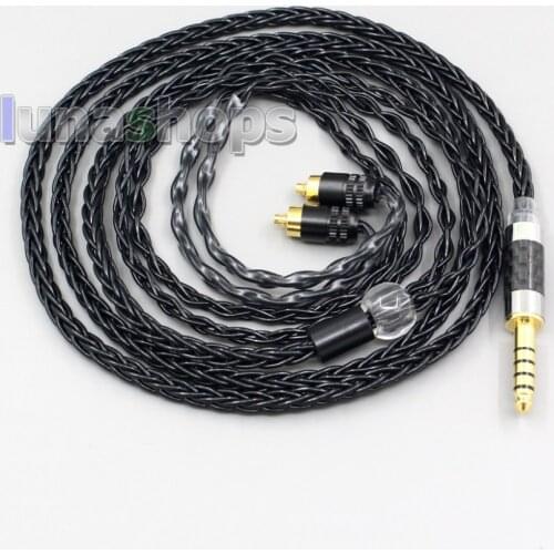LN006471 2.5mm 3.5mm XLR Balanced 8 Core OCC Silver Mixed Headphone Cable For Sony IER-M7 IER-M9 IER-Z1R