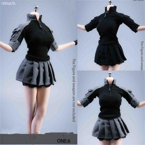 1/6 Scale City Womens Combat Uniform 19XG67 Short Skirt Set For Mostly 12 Inch Doll Action Figures Collection