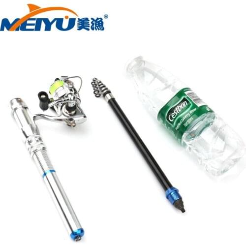 New Portable Fishing Rod Detachable fishing rod small fishing rod childrens fishing rod set only 25cm Stretch length 150cm