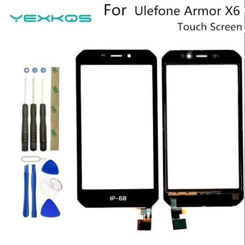 Original UleFone Armor X6 Touch Screen Digitizer 5.0" Perfect Replacement Touch Panel TP For UleFone Armor X6 Phone Accessory