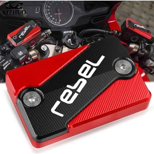 FOR HONDA Rebel 250 300 500 Rebel300 2017-2018 Motorcycle REBEL250 CNC Front Brake Clutch Cylinder Fluid Reservoir Cover Cap