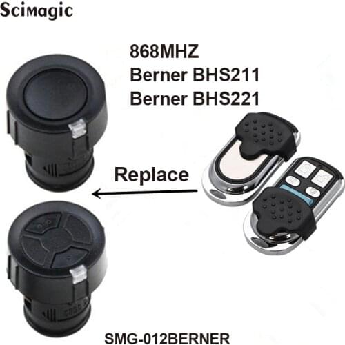 For Berner BHS 211 221 153 110 140 121 130 remote control garage gate door clone Berner remote duplicator 868.3MHz