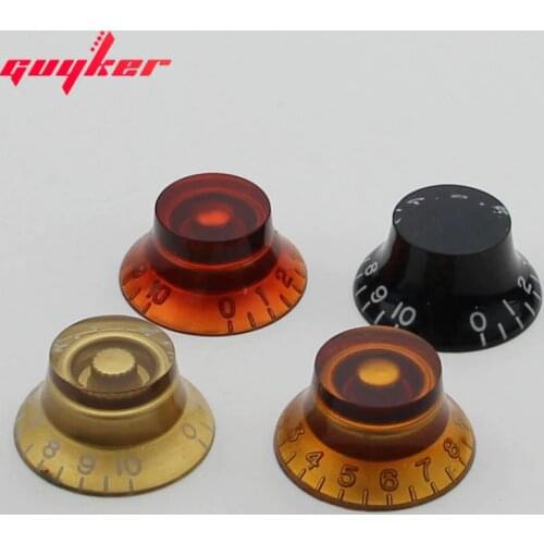 Amber Bell Hat Knobs Electric Guitar Knob In Four Colors