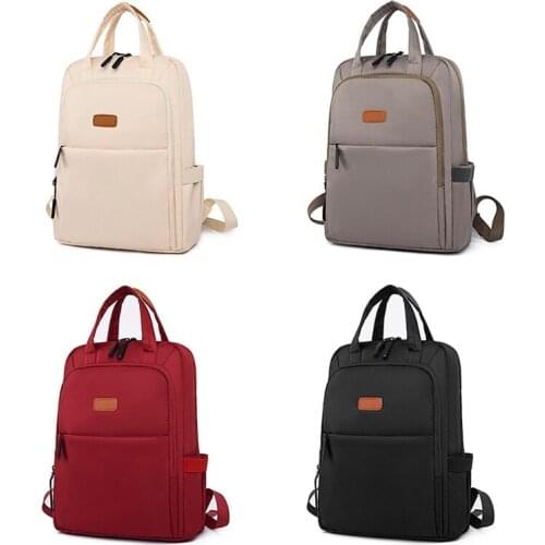 2021 New Sale Fashion Waterproof Backpack Women Business Oxford Student School Backpacks 13.4 Inch Laptop Travel Bag Rucksack