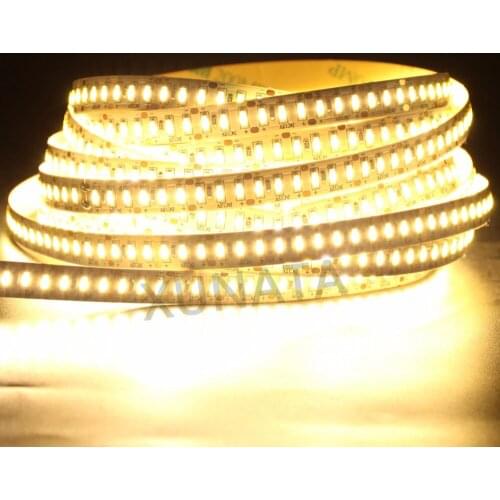 Super Bright 5M 1020led LED Strip Light 12V DC 3014 SMD 204leds/m Waterproof LED Tape Light Home Decoration with DC Connector