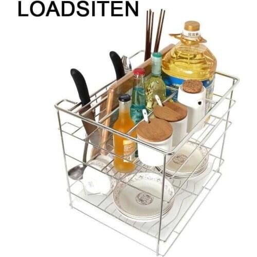 Dish Drainer Alacena Para Organizar Cestas Corredera Drawer for Stainless Steel Cuisine Rack Organizer Kitchen Cabinet Basket