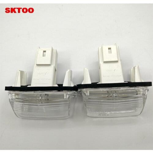 High quality License Plate Light Lamp Bulbs For Peugeot 206 207 306 307 308 406 407 5008 Partner Citroen C3 C3 Ii C3 C4 C5