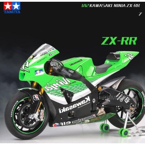 Tamiya 14109 1/12 Kawasaki ZX-RR Motorcycle Static Assembly Model Building Kits For Adults Hobby Plastic Toys Collection DIY