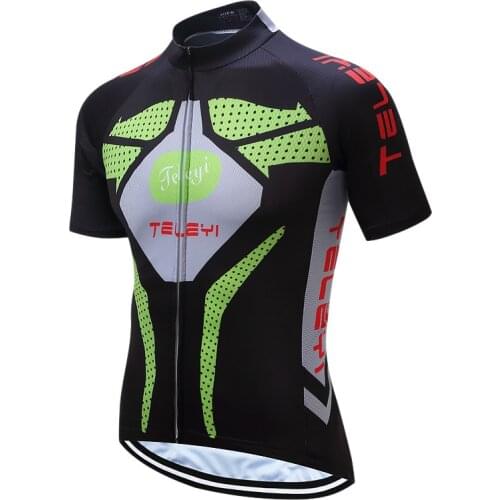 Teleyi Ropa Ciclismo Cycling Clothing/Summer MTB Bike Shirt/Breathable Racing Bicycle Clothes/Bike Team Sports Cycling Jersey