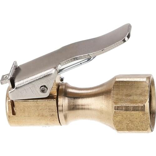 1PC Durable Car Tire Inflator Valve Stem Connector Air Chuck Valve Connector Clamp Lock On Clip 16mm