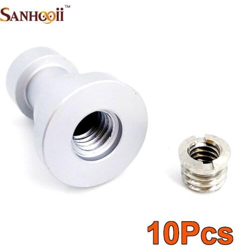 10pcs/set 1/4" 3/8" Female Threaded Nut Camera DSLR Tripod Screw Adapter For Light Flash Stand Bracket Studio Gadgets ZM56