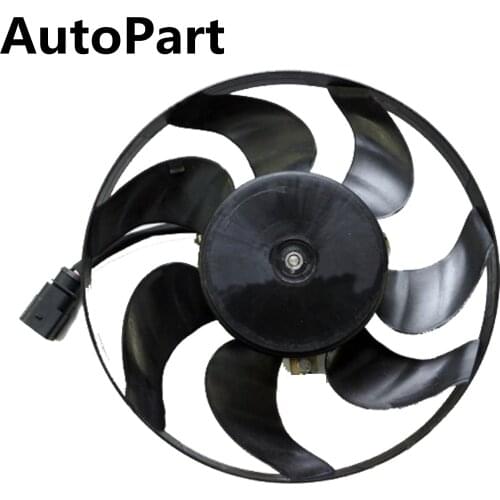3C0 959 455 G 1K0959455DH 100 236 0050 Radiator Cooling Fan Assembly For VW Rabbit Jetta Golf GTI Passat B6 Rated Power 200W