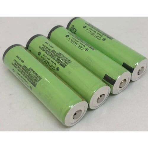4pcs/lot Panasonic 18650 3.7V 2250mAh CGR18650CG Rechargeable Li-ion Battery Lithium Batteries (CGR18650CG) with PCB Protection