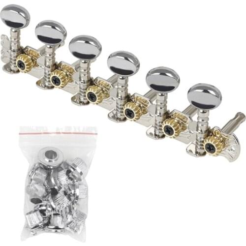 6+6 Guitar Tuning Keys Pegs 12 Strings Acoustic Guitar Tuning Pegs Plated Machine Heads