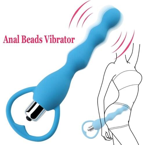 Anal Plug G Spot Plug Vibrator Stimulation Sex Machine Silicone Butt Plug Vibrator Erotic Vibrator Toys for Couples Sex Shop