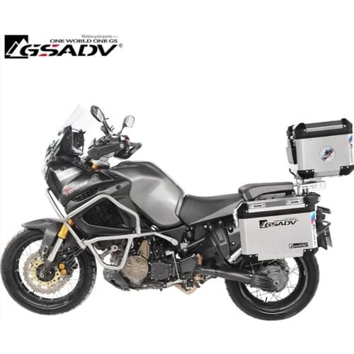 For YAMAHA XT1200Z Side Box Motorcycle Luggage Box Aluminum Top Case Waterproof Steel Bracket