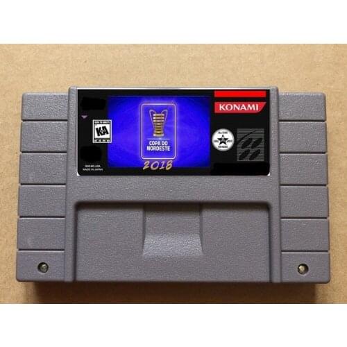 Capa-do-game-da-Copa-do-Nordeste USA-NTSC version 16 bit 46 pins video games