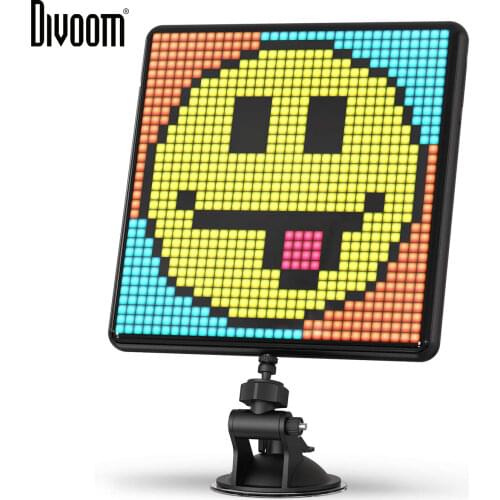 Divoom Pixoo Max Digital Photo Frame with 32*32 Pixel Art Programmable LED Display Board,New Year Gift for Kids,Home Light Decor