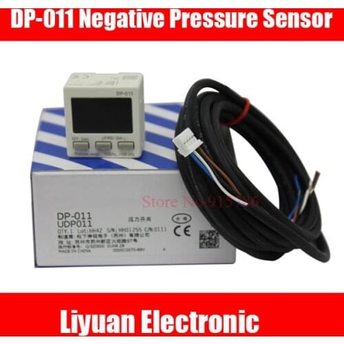1pcs Digital Vacuum Pressure Gauge DP-011 Negative Pressure Sensor -100-+100KPA