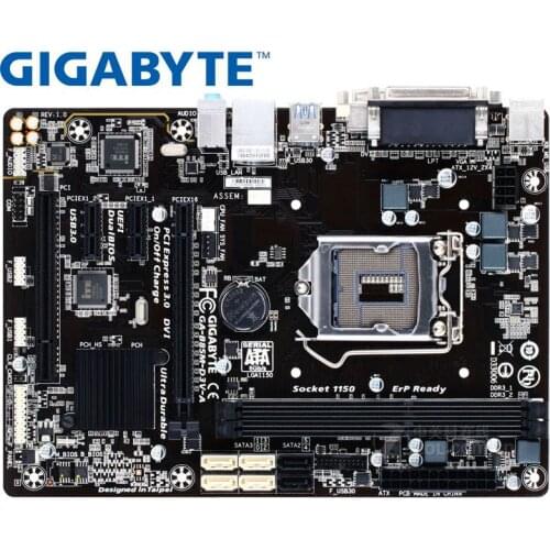 Gigabyte GA-B85M-D3V-A desktop motherboard LGA 1150 DDR3 B85M-D3V-A USB2.0 USB3.0 16GB used mainboard PC ON SALES boards