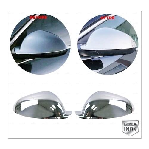 For Opel İnsignia Chrome Mirror Cover 2 Piece 2009-2017 Stainless Steel Chromium Styling Accessories Modified