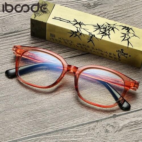 Iboode Men Women Ultralight Full Frame Presbyopic Eyeglasses Anti Blue Light Anti Fatigue Clear Resin Lenses Reading Glasses New