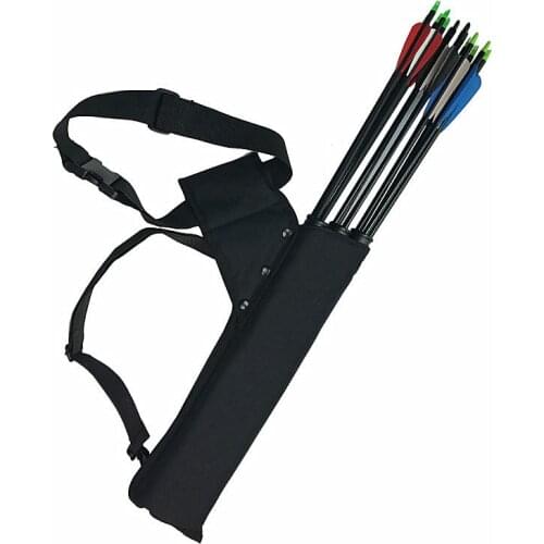 Archery Quiver 3 Tubes Quiver Arrows Holder Portable Back For Archery Adjustable Archery Bag Drop Shipping