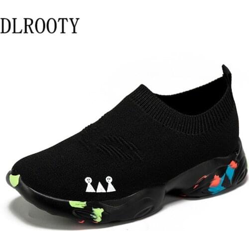 Children Shoes Sport Breathable Girl Boy Sneakers Kids Casual Child Flat Soft Running Spring Summer Loafers Slip On Comfortable