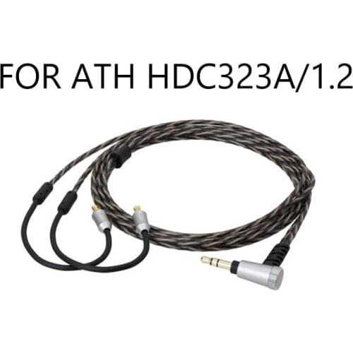 A2DC Headphone Upgrate Cable for ATH HDC323A HDC313A LS50 LS70 LS200 LS300 Series E40 E50 Series Replacement Original Cable