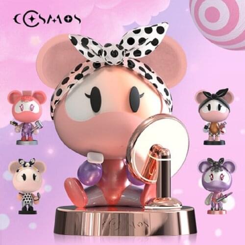 Original Interstellar Bear Beauty Makeup Series Blind Box Kawaii Figure Doll Collection Decoration Cute Model Toy Adult Kid Gift