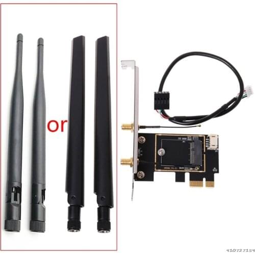 M.2 NGFF to PCI-E Converter Desktop Wireless WiFi Bluetooth Network Card Adapter Board wholesales