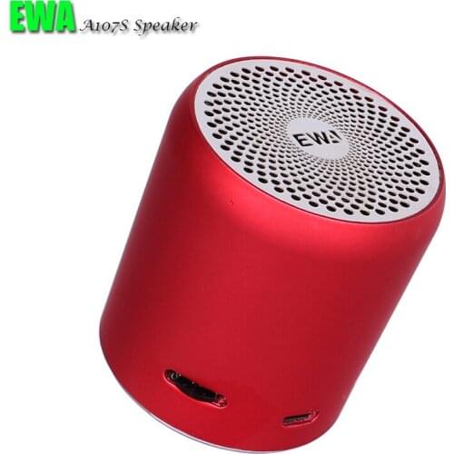 EWA A107S bluetooth speakers portable MP3 Music Player Mini Speaker TWS Wireless soundbar metal HIFI Speakers Strong Sound