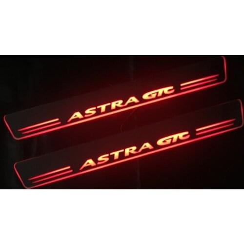 Welcome Pedal Lights For OPEL ASTRA GTC Pedal car Door Sill Pathway Lamps led thresholds scuff plates Avante md auto led ford