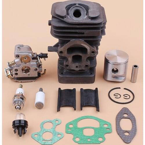 39mm Cylinder Piston Carburetor Gasket Engine Kit For Husqvarna 236 240 235 236e 240e Chainsaw Motor Replacement Parts 545050417