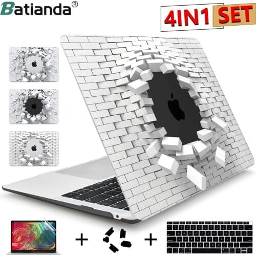 2021 Crystal Case For Macbook Air Pro 13.3 2020 A2338 A2337 M1 Pro Retina 12 13 15 Touch Bar Hard Case Keyboard skin Screen Film