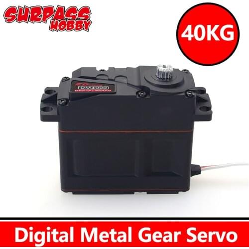 Servo Waterproof 40kg High Speed Metal Gear Digital Servo DM4000 for RC Car 1/8 1/5 Redcat HPI Rovan Team Losi Baja 5B SS Buggy