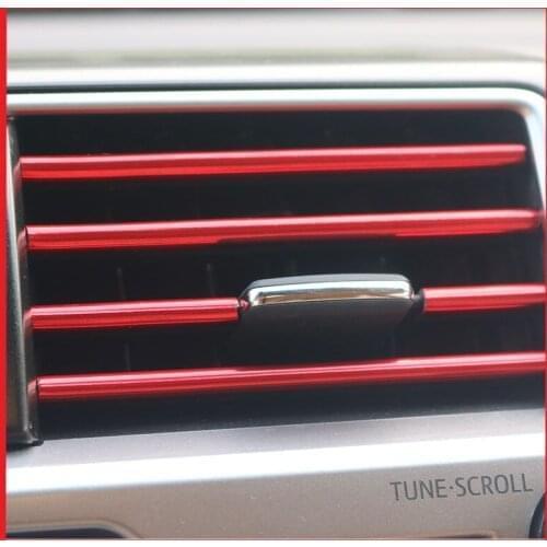 Car-styling 2021 New U Shaped DIY Air Vent Grille Decoration for Honda civic crv fit Citroen c5 x7 Lexus gx460 gs300