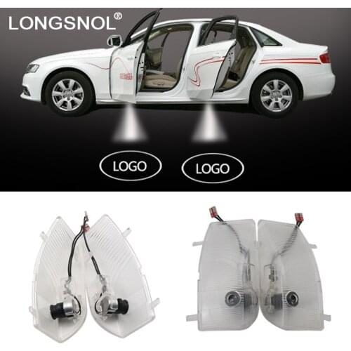 QCDIN Pair for MAZDA LED Car Door Welcome Light Logo Projector Light for MAZDA6 RX8 ATENZA CX-9 RUIYI MAZDA8 MPV