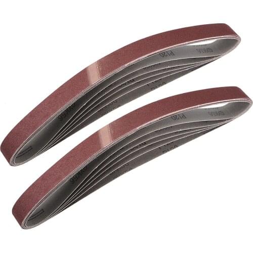 Uxcell Sanding Belt Aluminum Oxide 120 Grit 10pcs